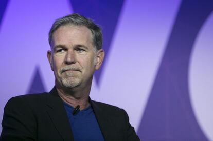 Reed Hastings, fundador de Netflix, aquest dilluns a Barcelona.