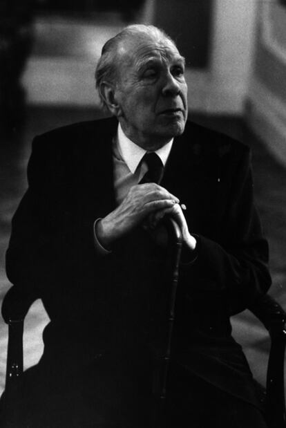 Jorge Luis Borges, en 1985.