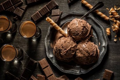 Helado de chocolate y café, apuesta segura