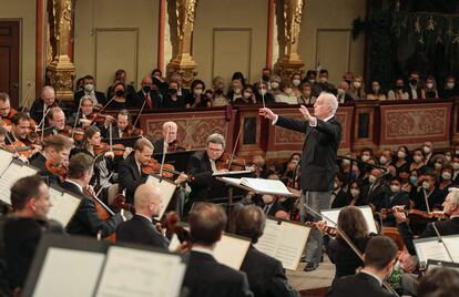 Daniel Barenboim, durante el ensayo del Concierto de Año Nuevo el jueves 30 de diciembre.