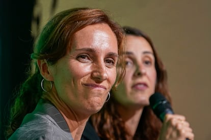 Mónica García y Rita Maestre, de Más Madrid.