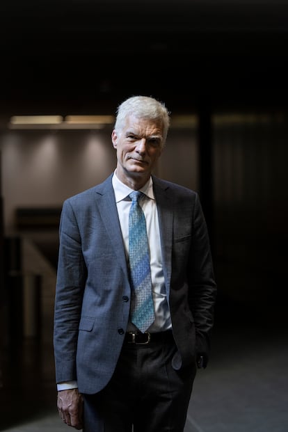 Andreas Schleicher, fotografiado en el Palau de Congresos de Cataluña. 