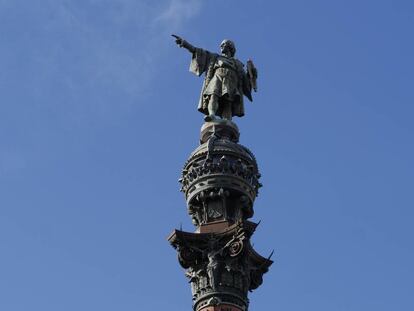 Estatua de Cristobal Colón. 