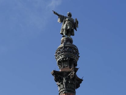 Estatua de Cristobal Colón.