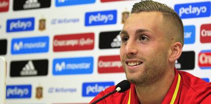 Deulofeu, la semana pasada con la selecci&oacute;n.