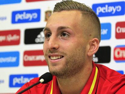 Deulofeu, la semana pasada con la selecci&oacute;n.