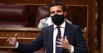 El líder del PP, Pablo Casado.