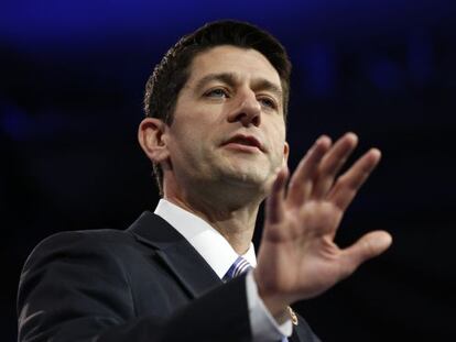 El presidente del comit&eacute; presupuestario de la C&aacute;mara de Representantes, Paul Ryan. 