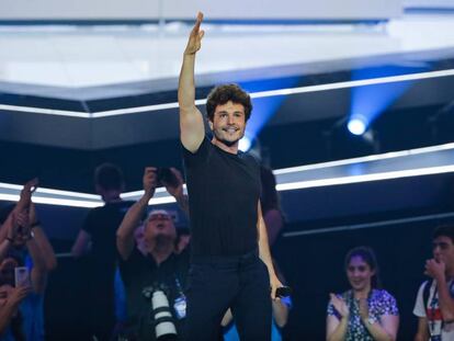 Miki, el representante español en el último Festival de Eurovisión celebrado en Tel Aviv (Israel). 