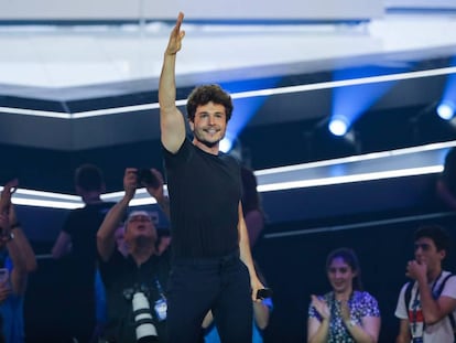 Miki, el representante español en el último Festival de Eurovisión celebrado en Tel Aviv (Israel). 