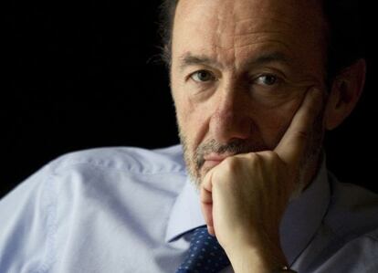 Alfredo Pérez Rubalcaba, secretario general del PSOE.