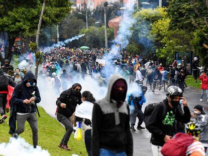 Una jornada de las jornadas de protestas contra el Gobierno de Iván Duque.