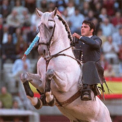 El rejoneador Álvaro Montes, en las Ventas.