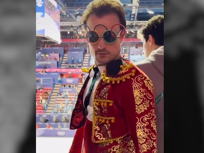 El patinador Tim Dieck se viste de torero en los Juegos Olímpicos de Invierno