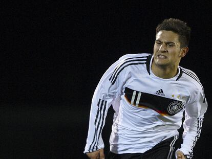 Marcos Álvarez, con la selección sub 19 de Alemania.