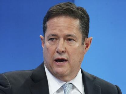 Jes Staley, consejero delegado de Barclays, en la cumbre de Davos.