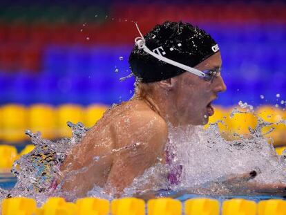 La húngara Katinka Hosszu en los 200m estilos en los Europeos de Berlín. 