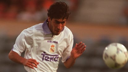 Raúl González durante su época en el Real Madrid