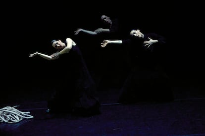 Espectáculo 'Reflexiones sobre las parcas', en el Flamenco Festival de Londres. En una imagen cedida por la autora