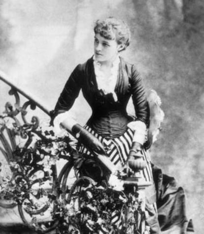 Edith Wharton, en Nueva York en 1884.