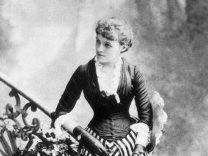 Edith Wharton, en Nueva York en 1884.