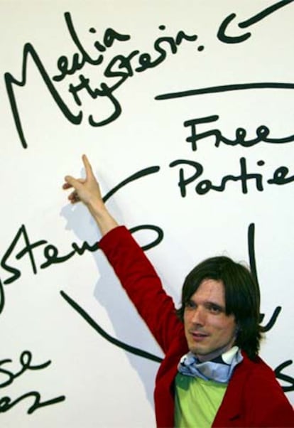 Jeremy Deller, ganador del Premio Turner, ayer en Londres