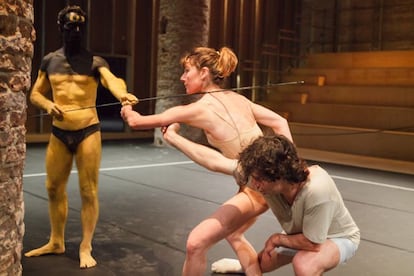 Una de las actuaciones de danza durante la Bienal de Venecia.