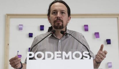 Pablo Iglesias, secretario general de Podemos.