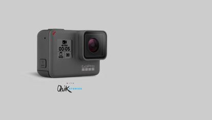 El deporte no es otra cosa que la consecución constante de los objetivos que cada uno se marca. La cámara GoPro Hero 5 permite, además, inmortalizarlo con fotos y vídeos en alta resolución y verlos y editarlos en su pantalla de dos pulgadas.  Precio: 329,99 euros