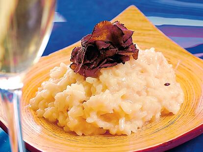 Receta de cocina de 'risotto' con cava