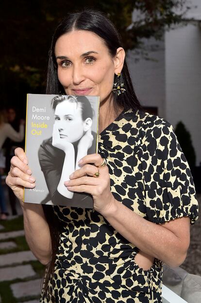 Demi Moore durante la presentación de su su libro de memorias, 'Inside Out', en California en 2019.