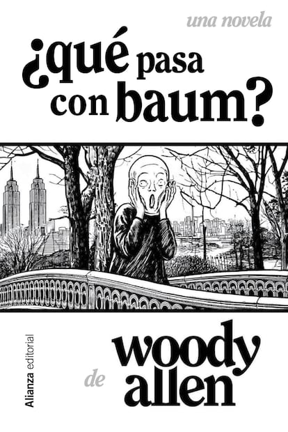 Portada del libro '¿Qué pasa con Baum?', de Woody Allen.