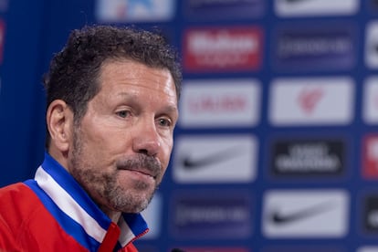 Simeone pide disculpas a Florentino y Vinicius