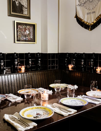 A table at Una Pizza Napoletana. Photograph provided by the restaurant.