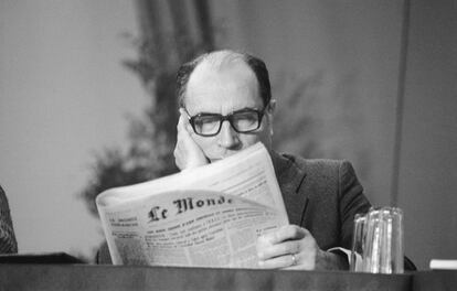 François Mitterrand, con unas gafas de Maison Bonnet.