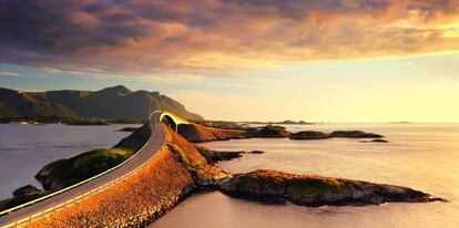 La carretera del Atlántico (Atlanterhavsveien), en Noruega.