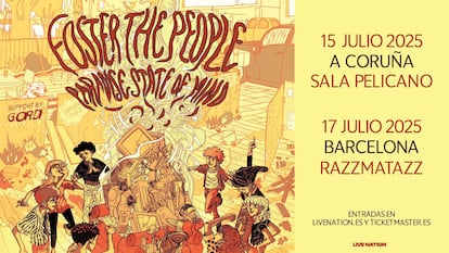 Foster The People confirma dos conciertos en España como parte de su gira Paradise State Of Mind Tour.