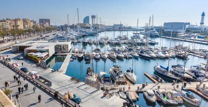 El Puerto de Viejo de Barcelona, la parte m&aacute;s antigua de la zona portuaria de la ciudad.