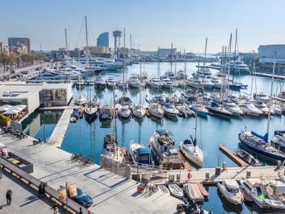 El Puerto de Viejo de Barcelona, la parte m&aacute;s antigua de la zona portuaria de la ciudad.