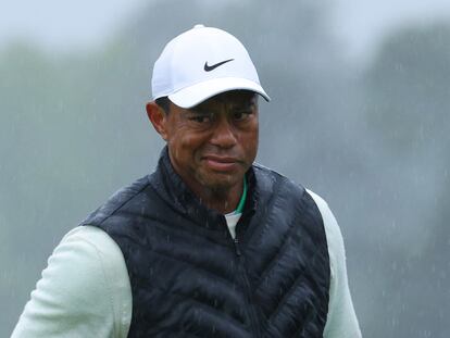 Tiger Woods, en el hoyo 18 de Augusta.