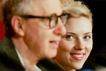 Woody Allen y Scarlett Johansson, durante el último festival de Cannes.