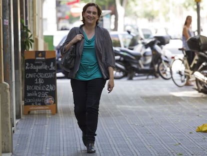 La futura alcaldessa de Barcelona, Ada Colau.