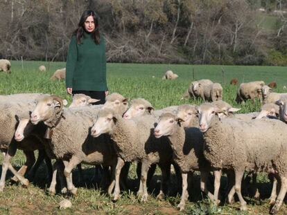 La escritora y veterinaria María Sánchez en Las Albaidas, Córdoba.