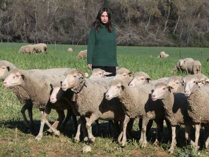 La escritora y veterinaria María Sánchez en Las Albaidas, Córdoba.