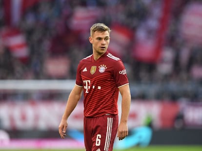 Joshua Kimmich durante un partido de Bundesliga.