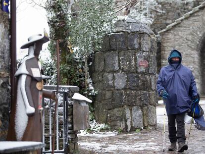 Nieve en Pedrafita do Cebreiro (Lugo).