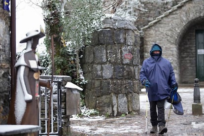 Nieve en Pedrafita do Cebreiro (Lugo).