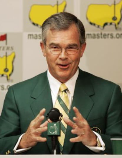 Billy Paine, presidente del Augusta National.