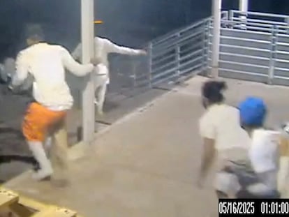 Video de seguridad muestra la fuga en la prisión Orleans Parish en Nueva Orleans, Estados Unudos, el 16 de mayo 2025.