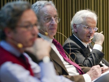 José María Lassalle, Salvador Giner y Ferran Mascarell.
